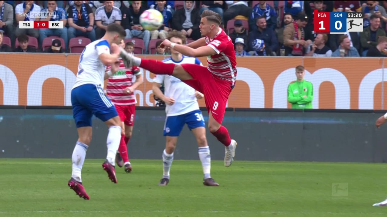 Augsburg's Demirovic: three-game ban for kung fu kick