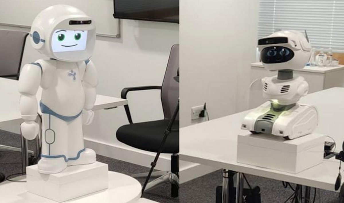 Feeling good at work: Robots can help