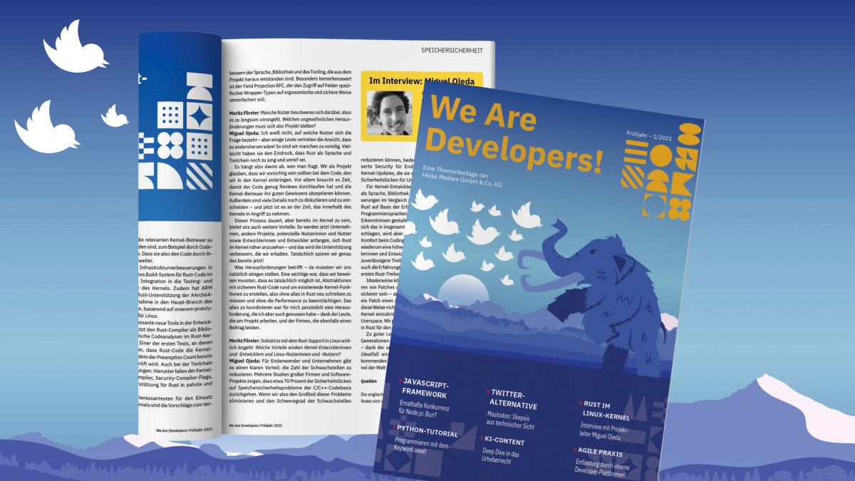 We Are Developers!  The spring magazine 2023 is here – download for free