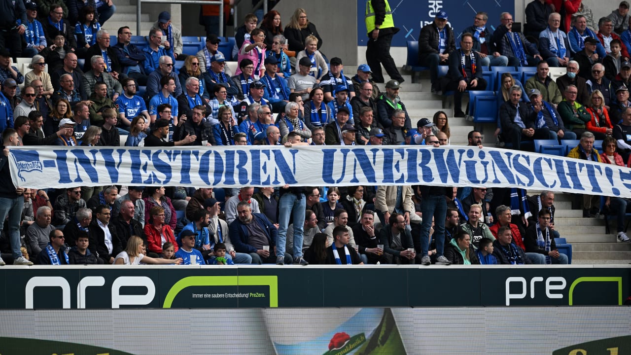 Hoffenheim vs. Hertha: Police action and beatings in the opposite stand