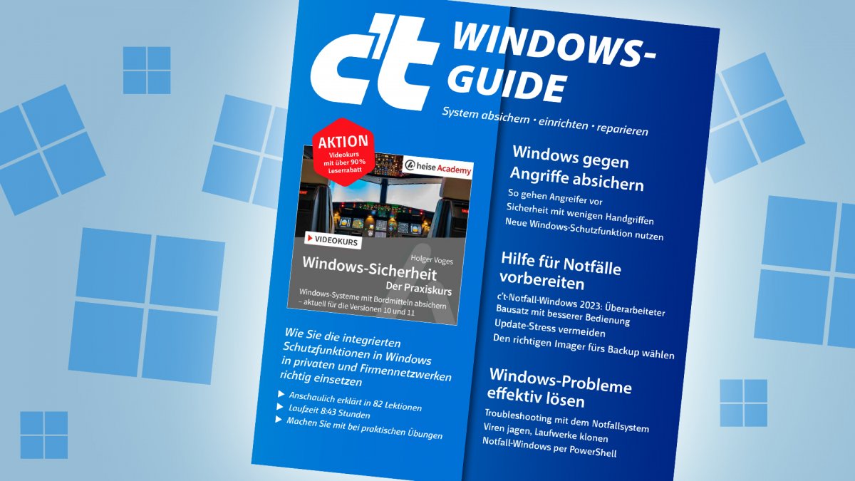 Special issue c't Windows Guide 2023 – can now be pre-ordered