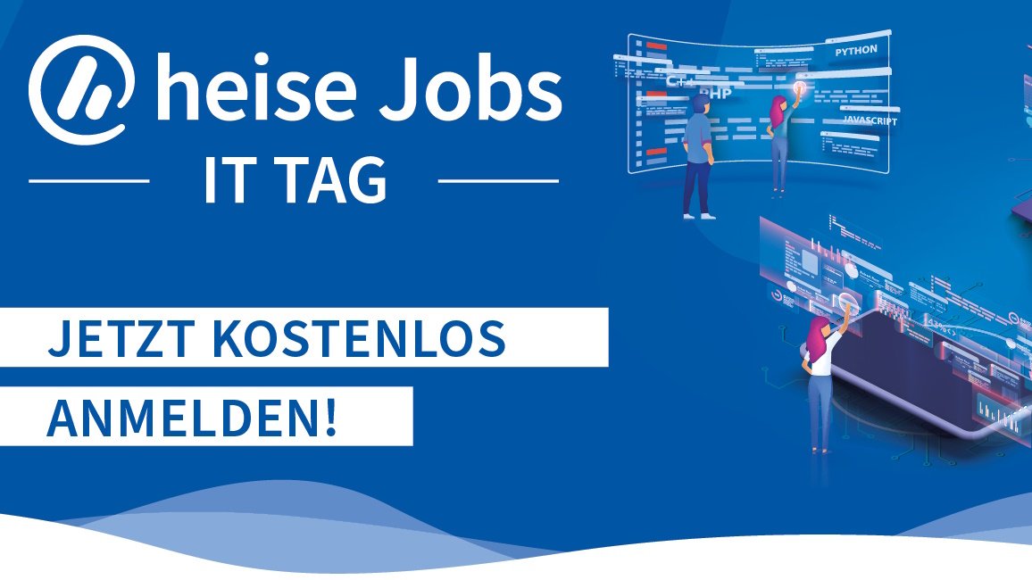 heise Jobs IT Day on March 23rd in Munich - Register now