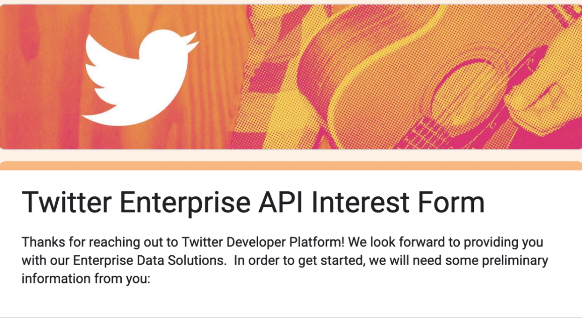 Twitter API: 1500 tweets for free, $100 for the cheapest plan