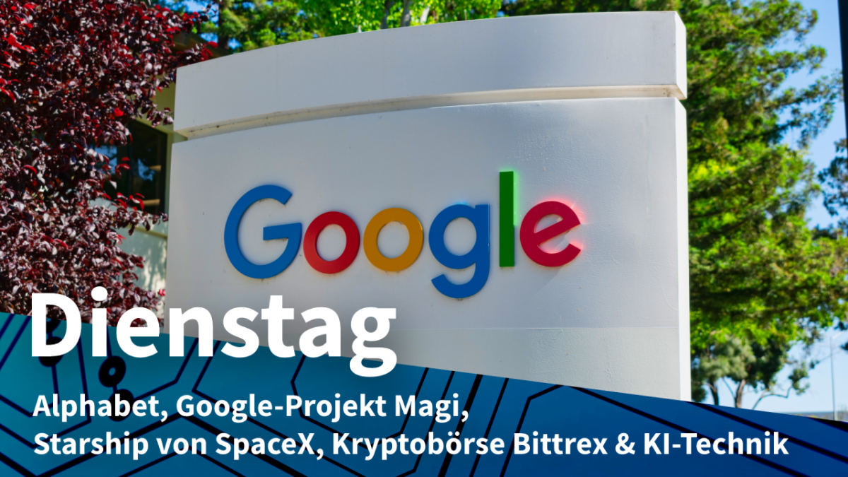 Tuesday: Alphabet & Google under pressure, SpaceX's Starship remains grounded