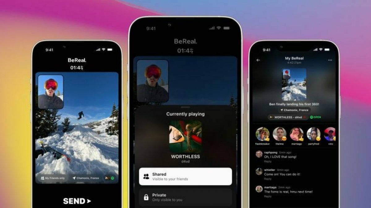 Social Media: BeReal integrates Spotify
