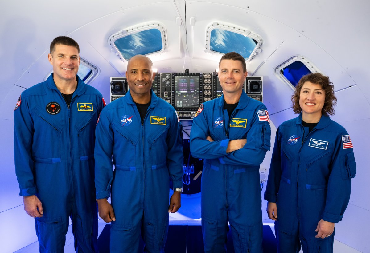 These 4 astronauts are allowed to orbit the moon