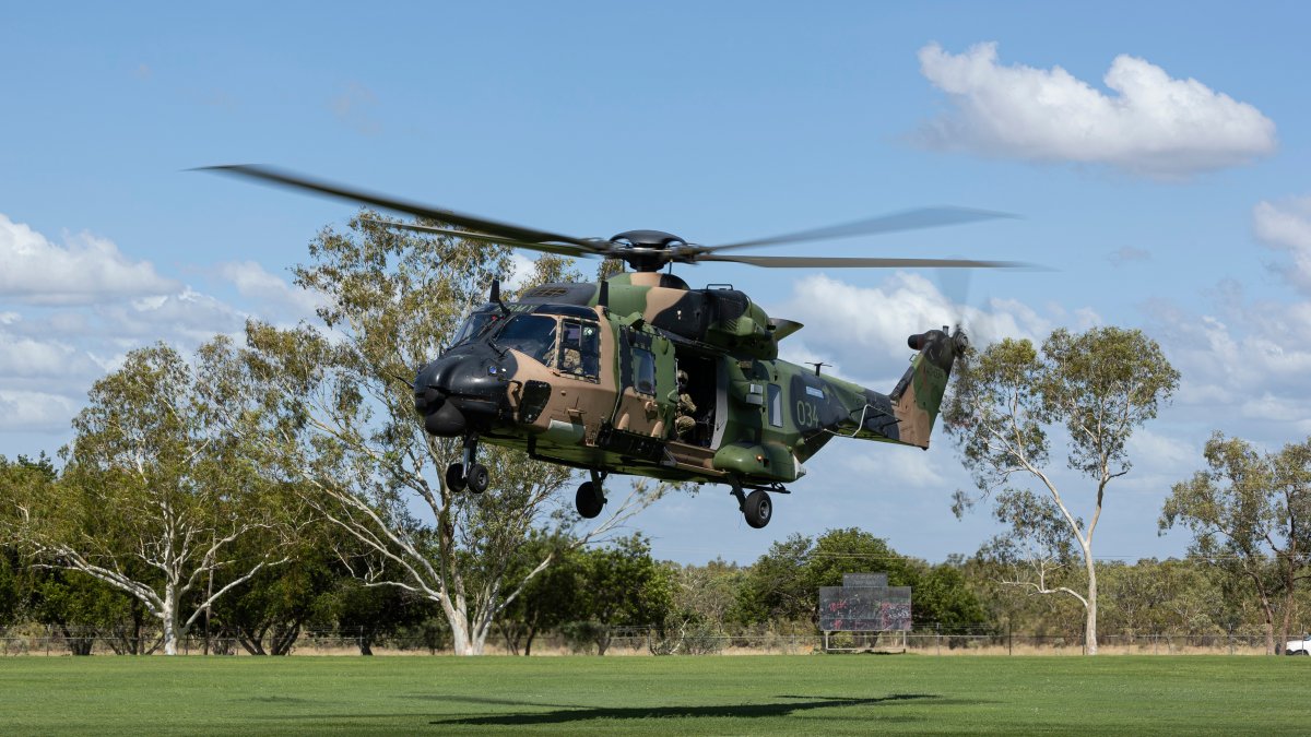 Plus d’une décennie sans installation : patch d’hélicoptère militaire en Australie