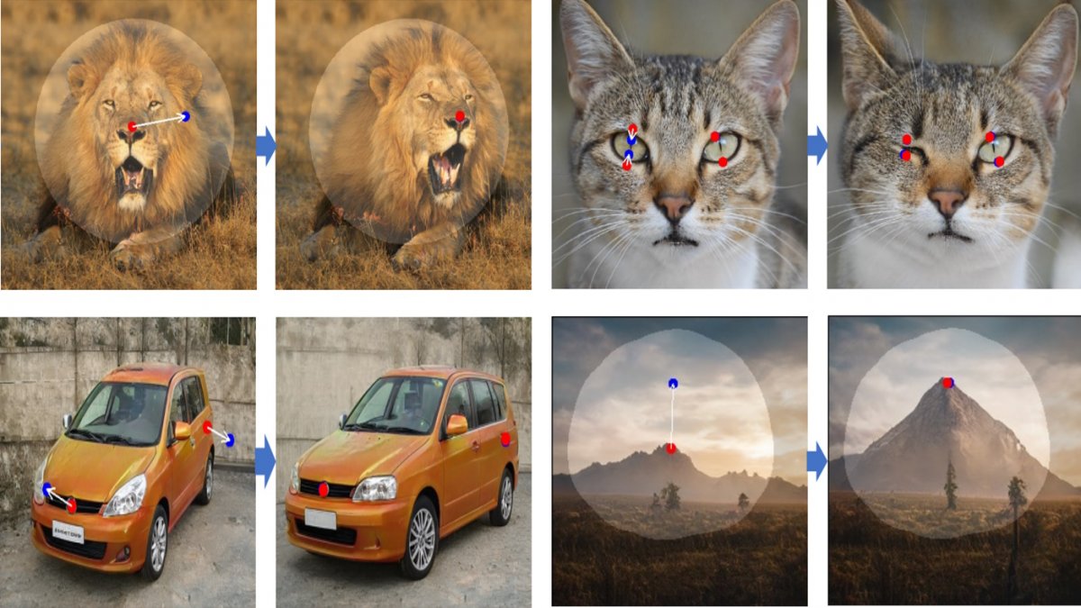 DragGAN: AI-supported, photo-realistic image processing via drag & drop