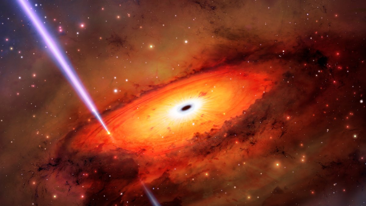 Astronomy: Collision of two stars observed for the first time near a black hole