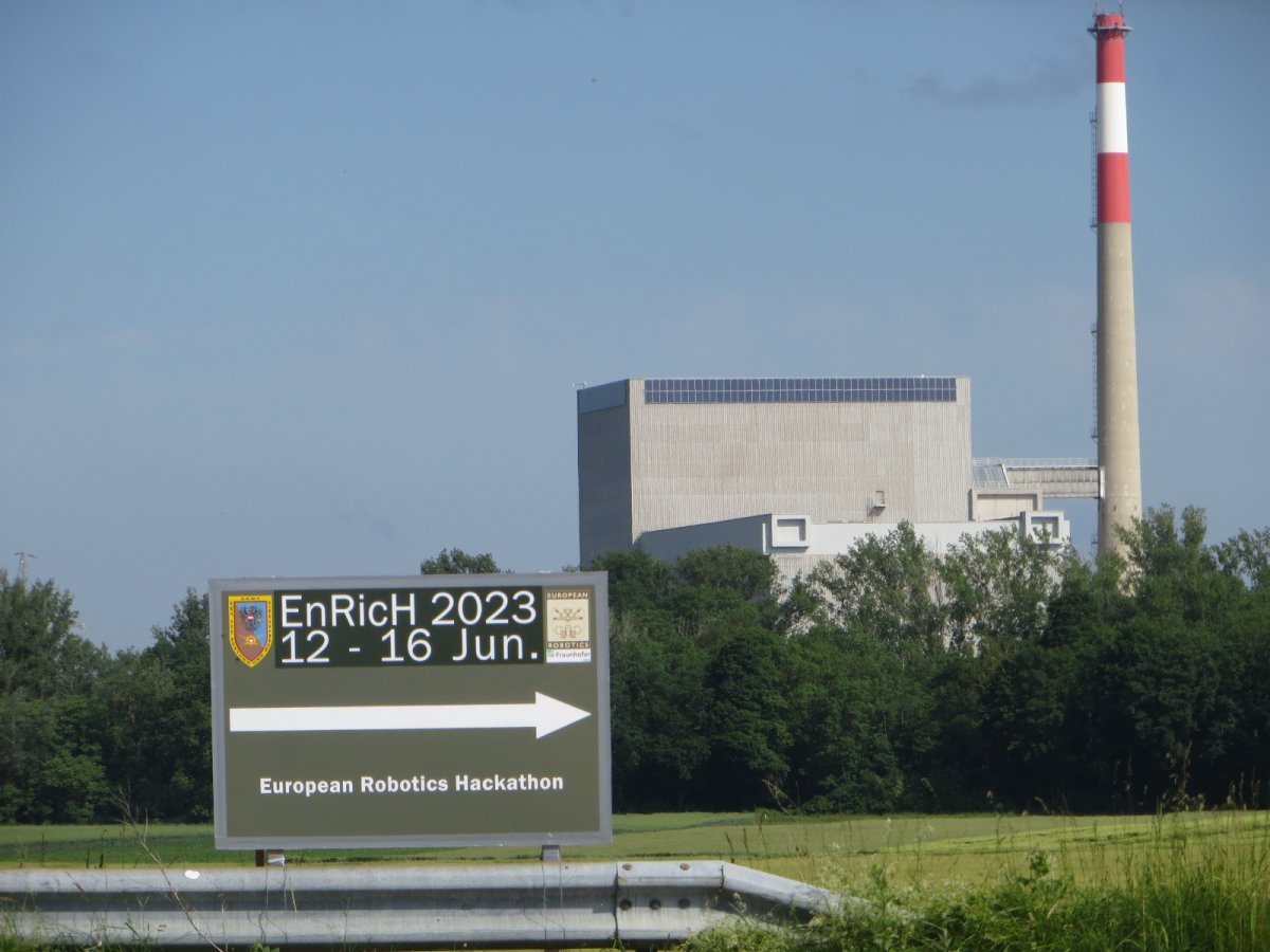 Robot competition Enrich 2023: Robots in the Zwentendorf nuclear power plant