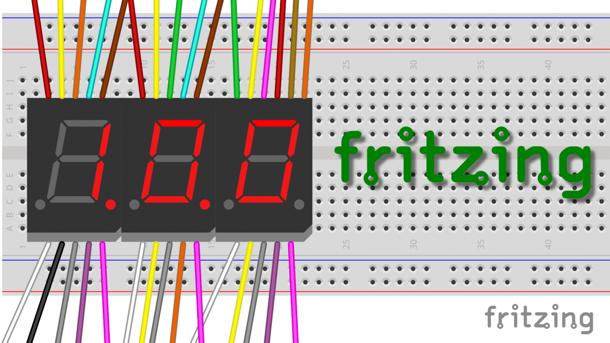 Maker schematic tool Fritzing in version 1.0.0