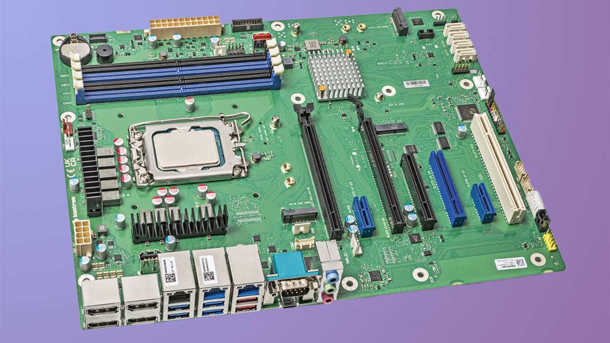 Mainboard in the test: Kontron K3851-R1 with RAM error correction