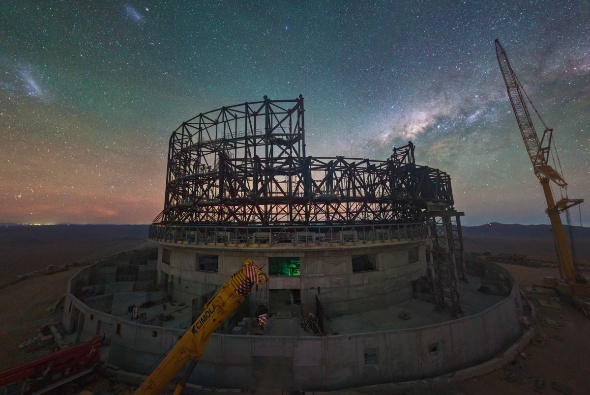 Extremely Large Telescope: Halfway completed