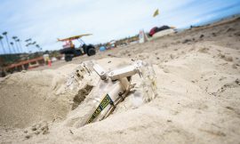 Turtle-inspired robot gracefully moves through sand