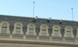 VIDEO. Acrobats Leap on the Roofs of Palais Royal in Paris During Heritage Days.