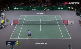 Rune’s Stellar Performance at Rolex Paris Masters: His Forehand Winner Seals Victory against Thiem – Tennis Video