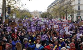 Thousands of People March in the Streets of Paris, Lyon, Lille Against Violence Towards Women