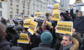 Tribute from France’s Unbowed in front of the Vél d’Hiv memorial disrupted by protesters