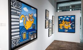 Mr. Chat celebrates 25 years with a free exhibition at Galerie Brugier-Rigail in Paris, our photos
