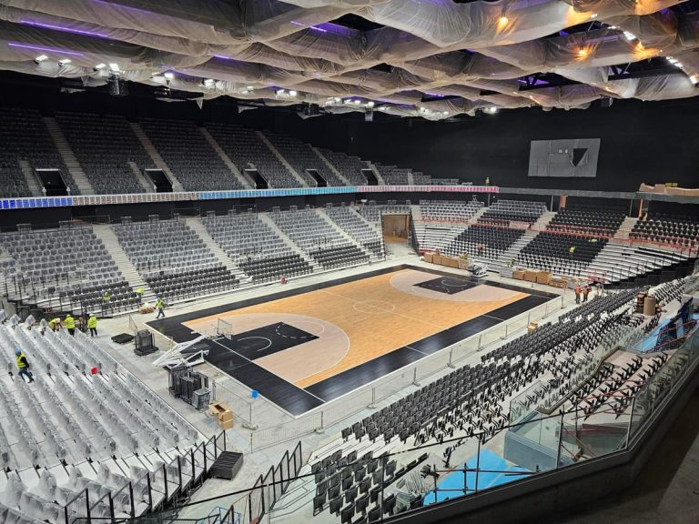 Read more about the article The interior view of Adidas Arena in Paris
