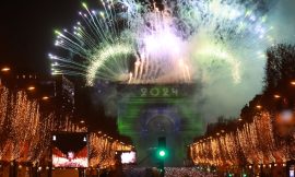New Year’s Eve Fever Takes Over the Champs-Élysées, Drowned in a Huge Crowd