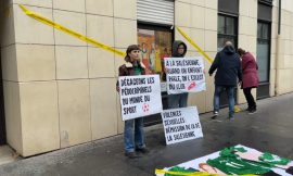 Protest outside La Salésienne club following accusations of sexual harassment