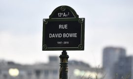 Inauguration of David Bowie Street in Paris