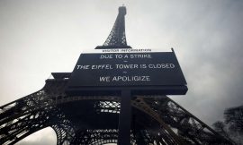 The Eiffel Tower Closed for the Second Day Due to Strike